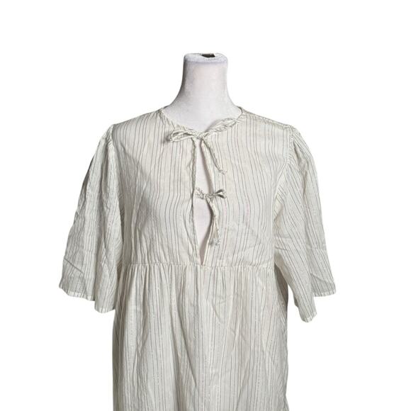 Emerson Fry India Collection Isla Dress Rainbow Ivory Lurex M/L - Picture 4 of 12
